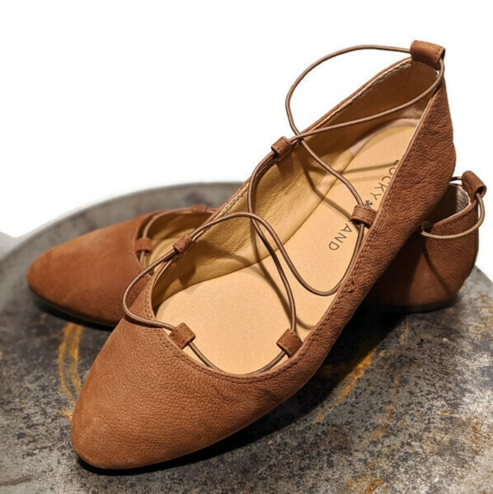 LUCKY BRAND AVIEE STRAPPY FLATS